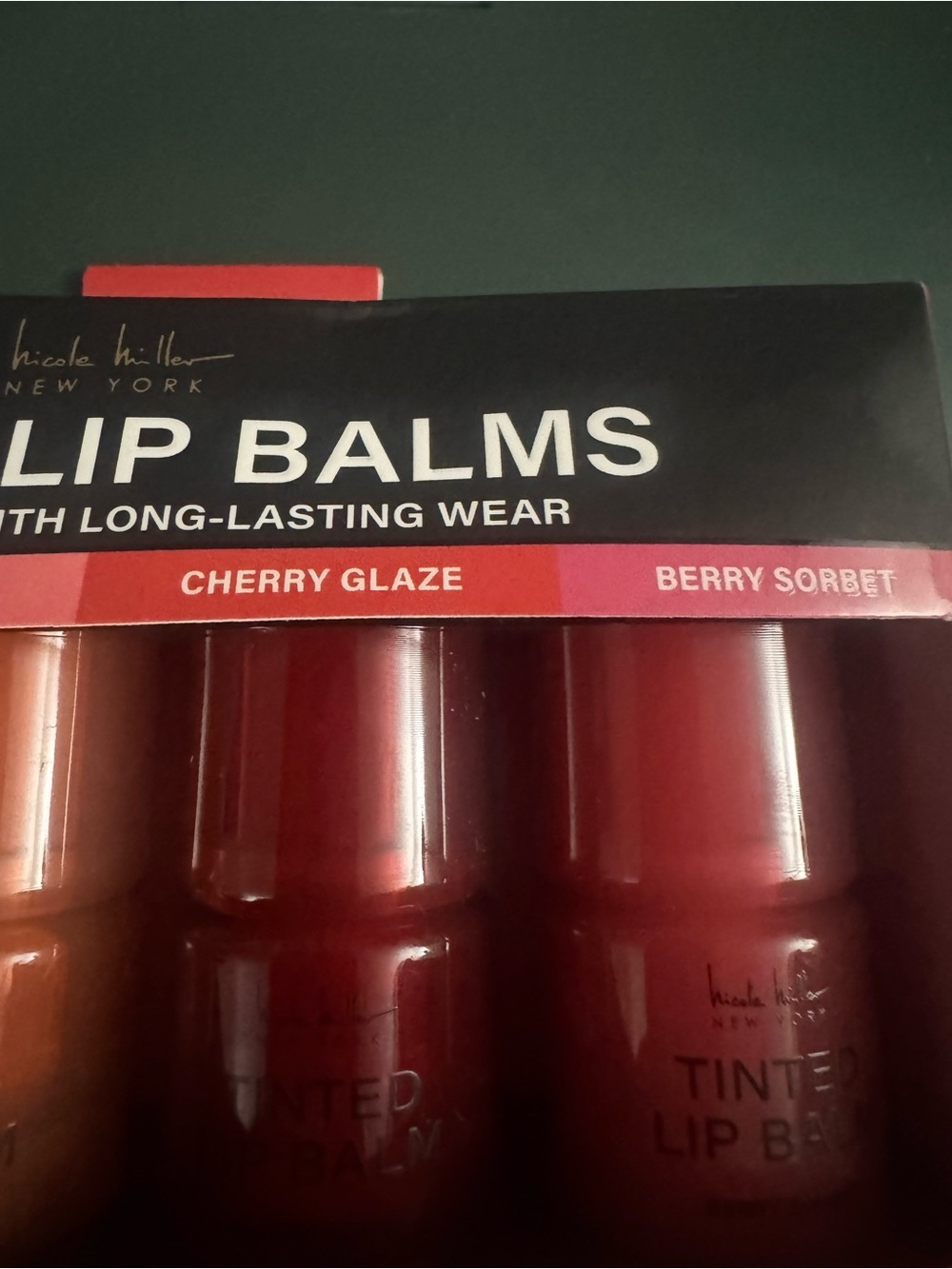 Nicole Miller Tinted Lip Balms 4-Pack - - Picture 3 of 4